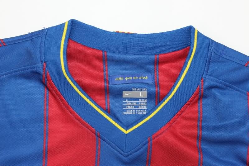 Thailand Quality(AAA) 2009/10 Barcelona Home Long Sleeve Retro Soccer Jersey