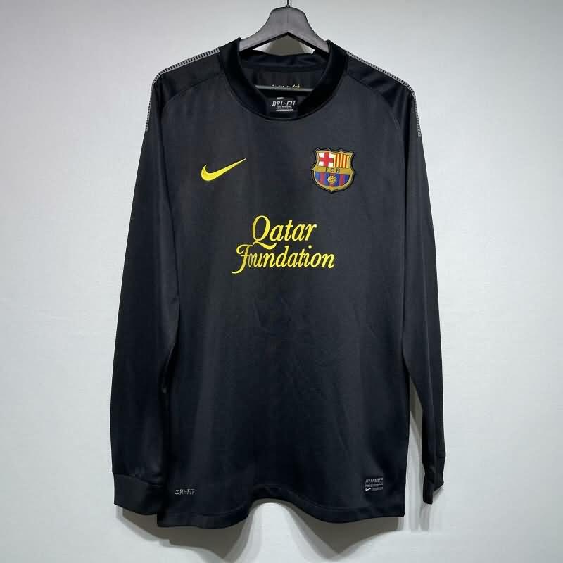 Thailand Quality(AAA) 2011/12 Barcelona Away Long Sleeve Retro Soccer Jersey