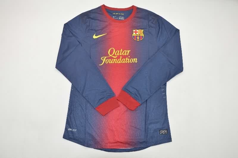 Thailand Quality(AAA) 2012/13 Barcelona Home Long Slevee Retro Soccer Jersey (Player) Thailand Quality(AAA) 2012/13 Barcelona Home Long Slevee Retro Soccer Jersey (Player)