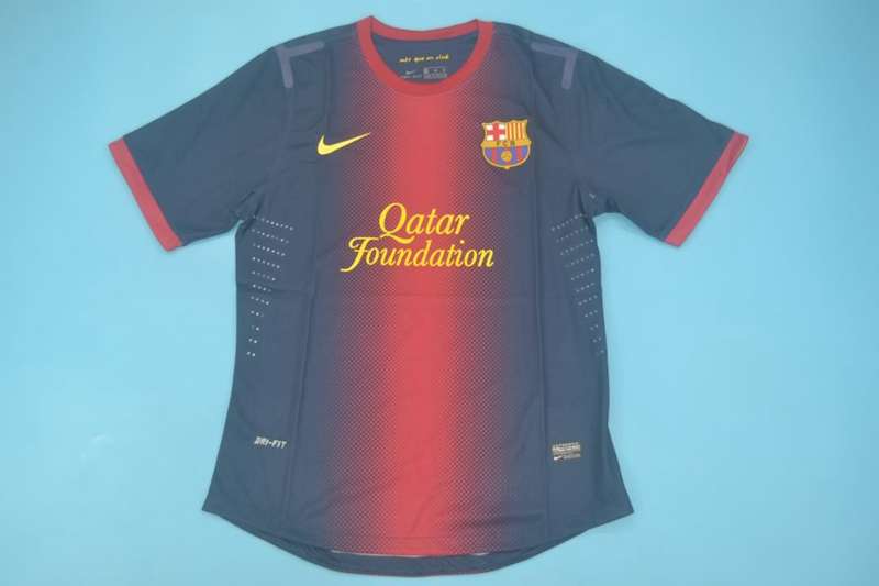 Thailand Quality(AAA) 2012/13 Barcelona Home Retro Soccer Jersey(Player)