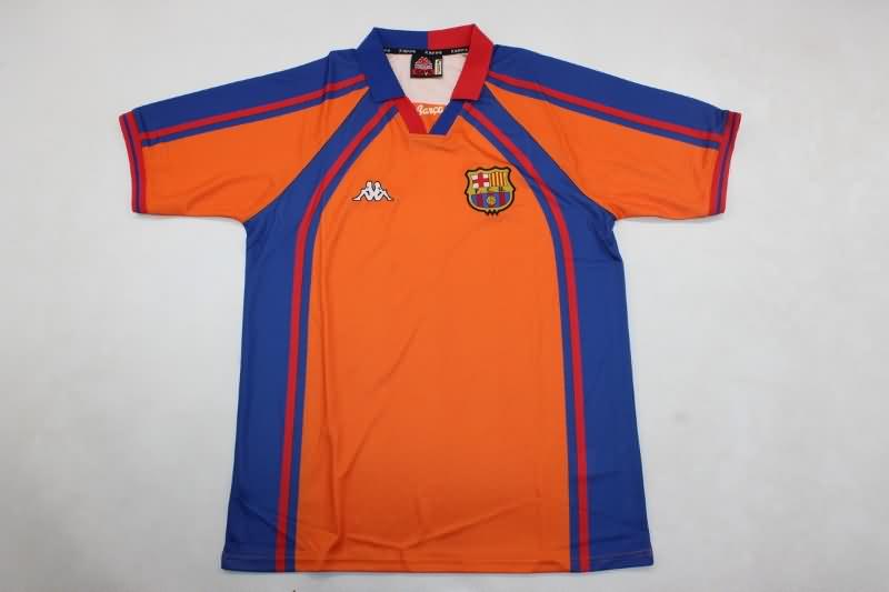 Thailand Quality(AAA) 1998 Barcelona Away Retro Soccer Jersey