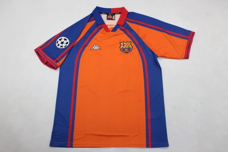 Thailand Quality(AAA) 1998 Barcelona Away Retro Soccer Jersey