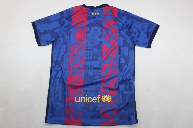 Thailand Quality(AAA) 2021/22 Barcelona Third Retro Soccer Jersey