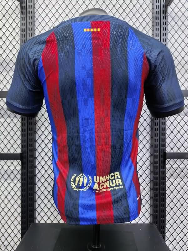 Thailand Quality(AAA) 2022/23 Barcelona Home Retro Soccer Jersey (Player)