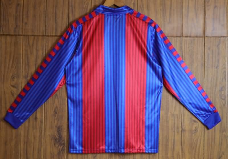 Thailand Quality(AAA) 1989/92 Barcelona Home Long Retro Soccer Jersey