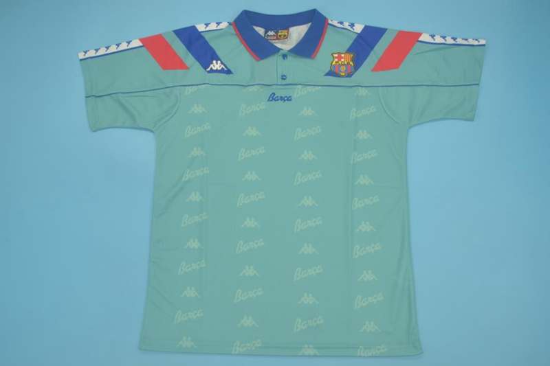Thailand Quality(AAA) 1992/95 Barcelona Away Retro Soccer Jersey