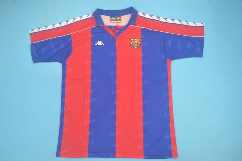 Thailand Quality(AAA) 1992/95 Barcelona Home Retro Soccer Jersey