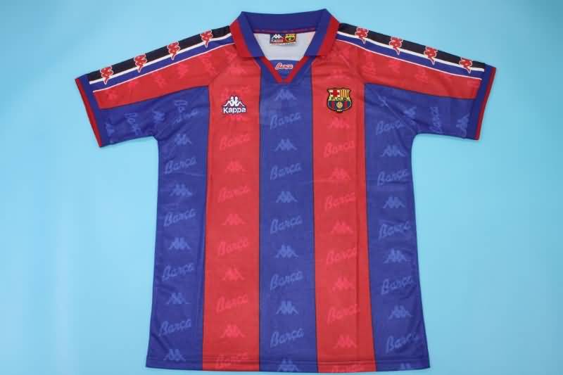 Thailand Quality(AAA) 1995/97 Barcelona Home Retro Soccer Jersey