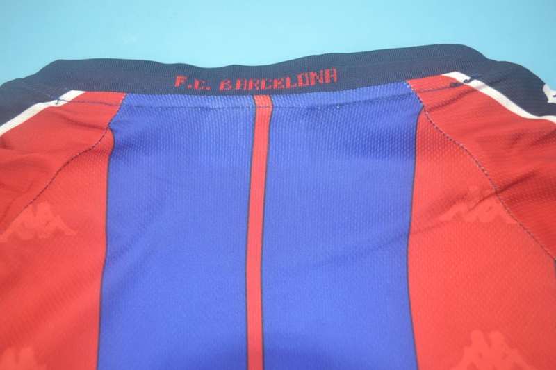 Thailand Quality(AAA) 1997/98 Barcelona Home Retro Soccer Jersey