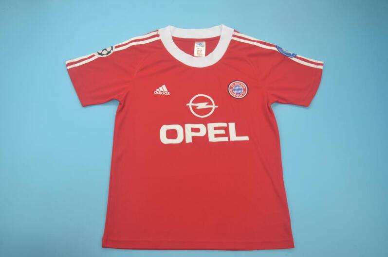 Thailand Quality(AAA) 2000/01 Bayern Munich Home Retro Soccer Jersey