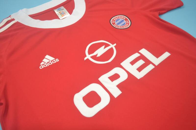 Thailand Quality(AAA) 2000/01 Bayern Munich Home Retro Soccer Jersey