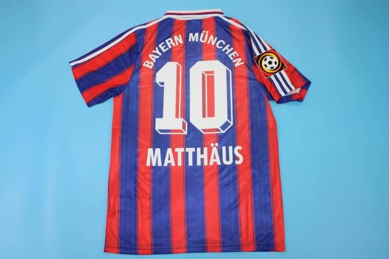 Thailand Quality(AAA) 1995/97 Bayern Munich Home Retro Soccer Jersey