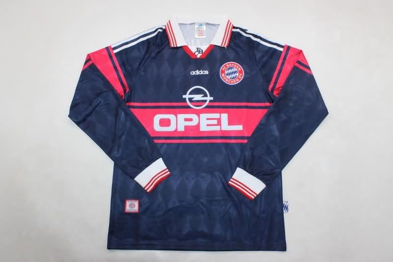 Thailand Quality(AAA) 1997/98 Bayern Munich Home Long Sleeve Retro Soccer Jersey