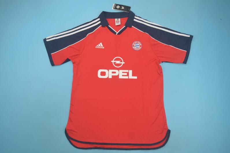Thailand Quality(AAA) 1999/01 Bayern Munich Home Retro Soccer Jersey