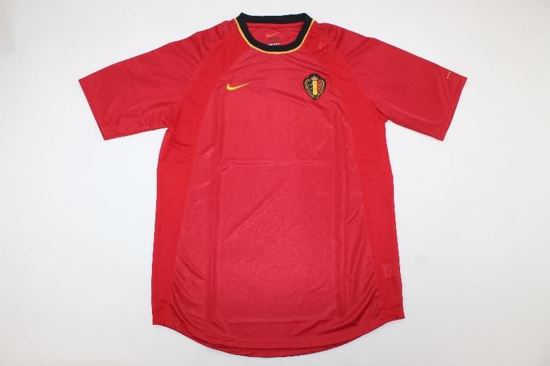 Thailand Quality(AAA) 2000 Belgium Home Retro Soccer Jersey Thailand Quality(AAA) 2000 Belgium Home Retro Soccer Jersey