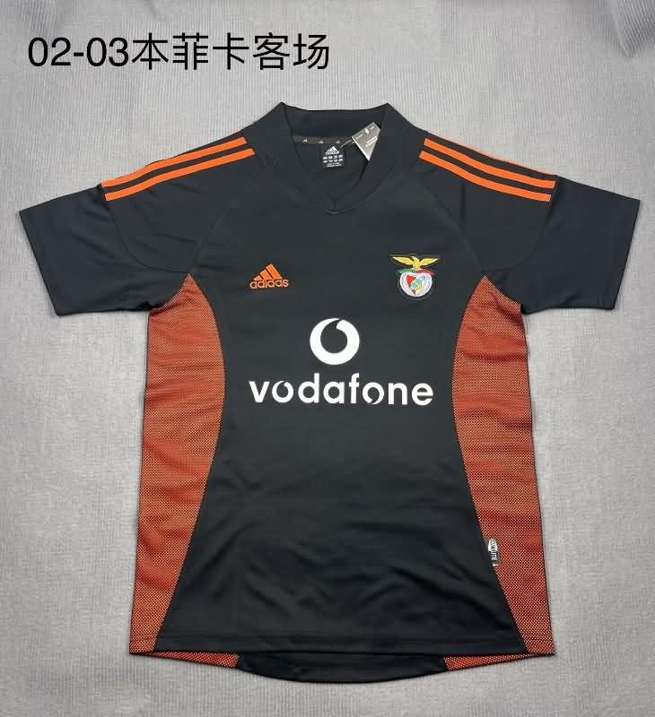 Thailand Quality(AAA) 2002/03 Benfica Away Retro Soccer Jersey