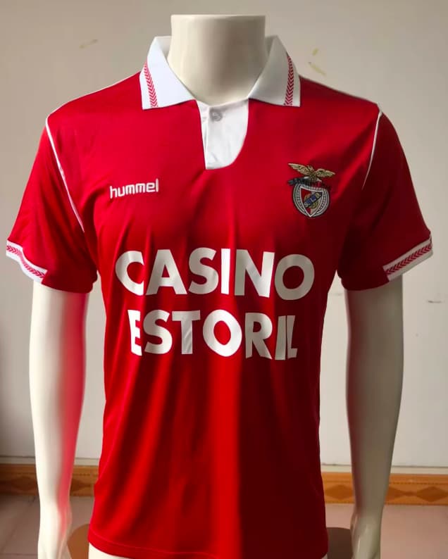 Thailand Quality(AAA) 1992/93 Benfica Home Retro Soccer Jersey Thailand Quality(AAA) 1992/93 Benfica Home Retro Soccer Jersey