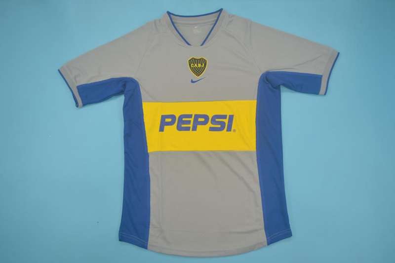 Thailand Quality(AAA) 2002 Boca Juniors Away Retro Soccer Jersey