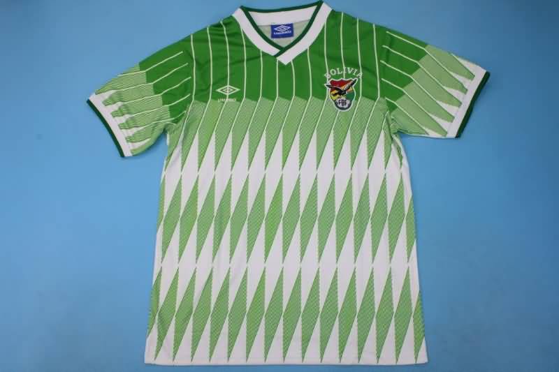 Thailand Quality(AAA) 1995 Bolivia Retro Home Soccer Jersey