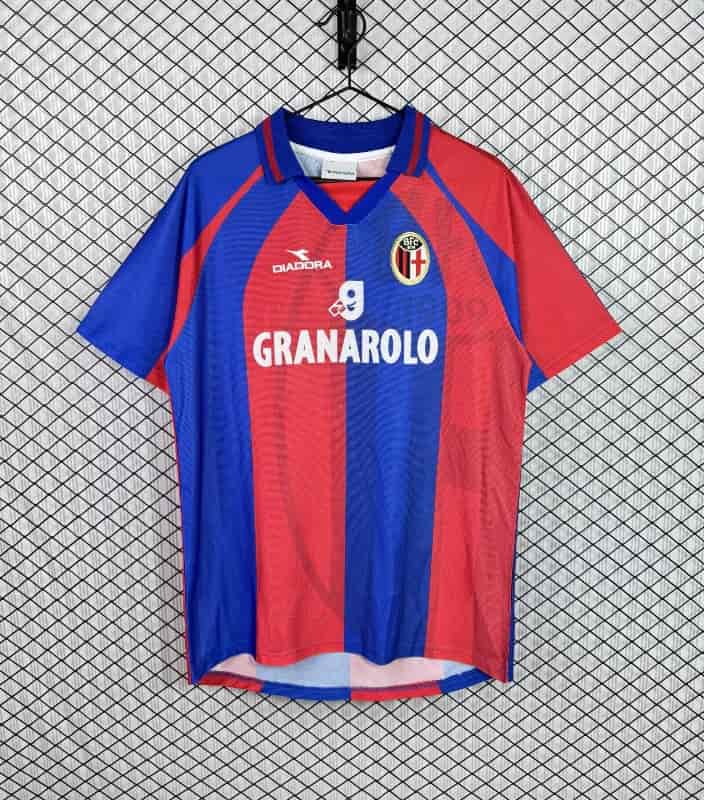 Thailand Quality(AAA) 1998/99 Bologna Home Retro Soccer Jersey Thailand Quality(AAA) 1998/99 Bologna Home Retro Soccer Jersey