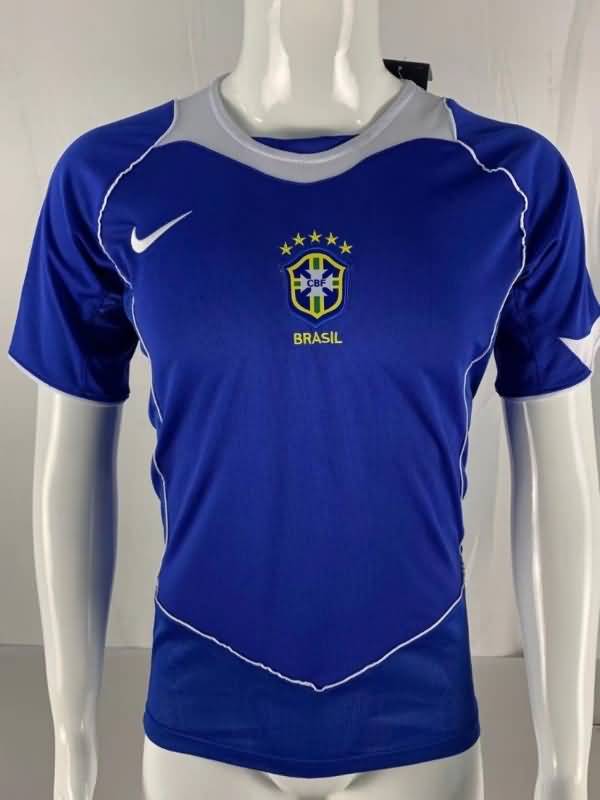 Thailand Quality(AAA) 2004/06 Brazil Retro Away Soccer Jersey