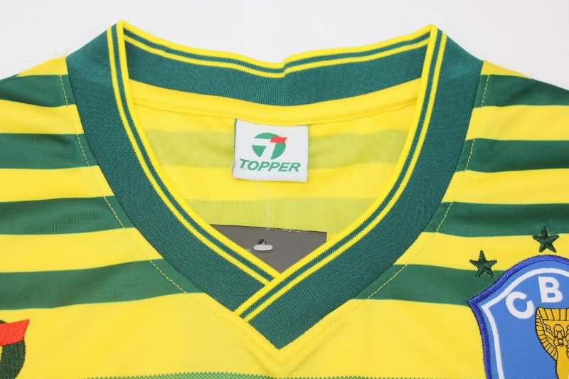 Thailand Quality(AAA) 1984 Brazil Home Retro Soccer Jersey