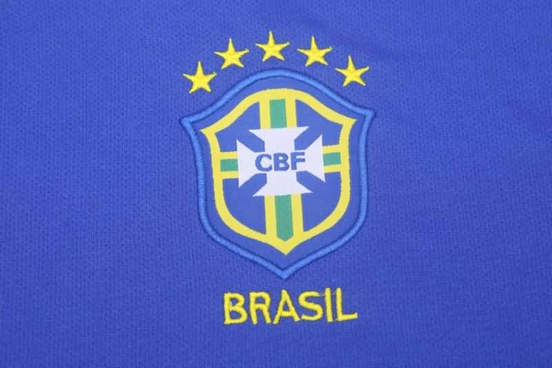Thailand Quality(AAA) 2004 Brazil Retro Away Soccer Jersey