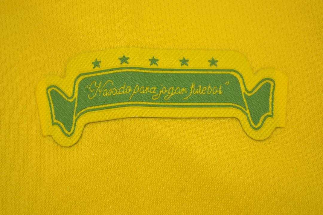 Thailand Quality(AAA) 2006 Brazil Home Retro Soccer Jersey