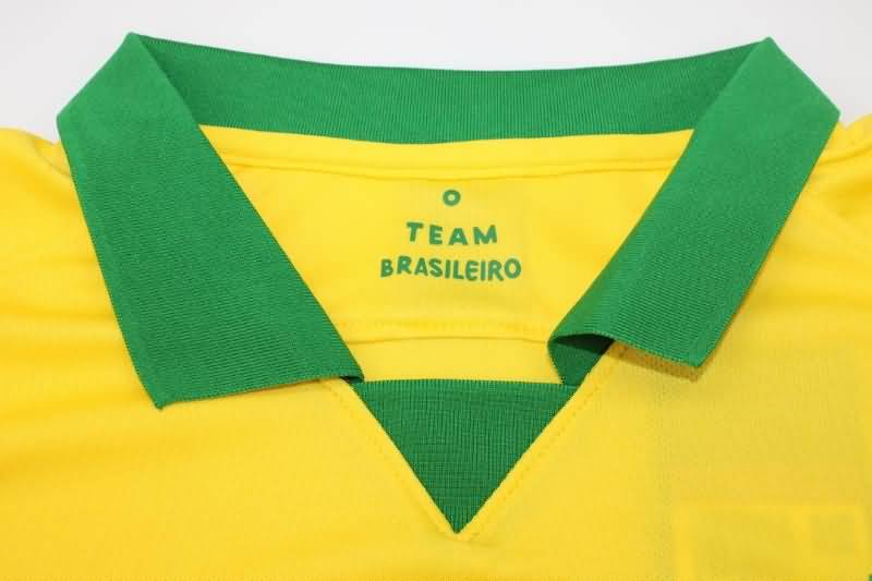 Thailand Quality(AAA) 2019 Brazil Home Retro Soccer Jersey