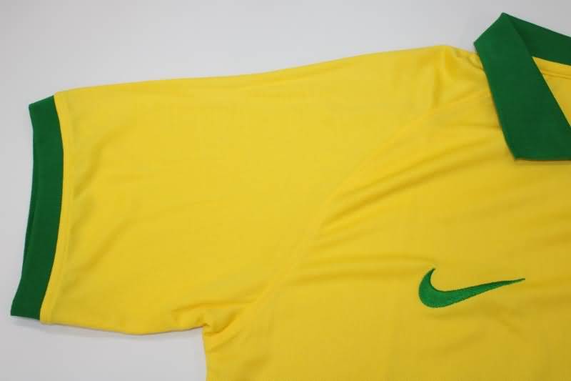 Thailand Quality(AAA) 2019 Brazil Home Retro Soccer Jersey