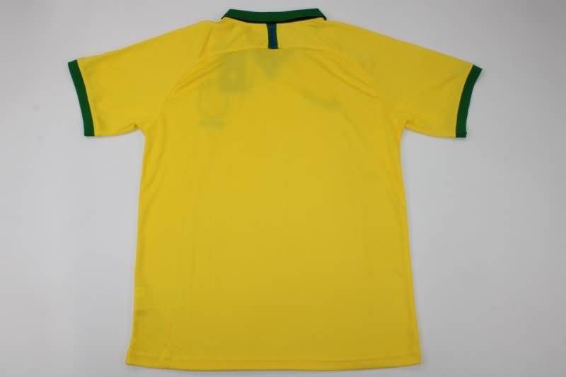 Thailand Quality(AAA) 2019 Brazil Home Retro Soccer Jersey