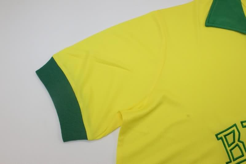 Thailand Quality(AAA) 1958/62 Brazil Home Retro Soccer Jersey