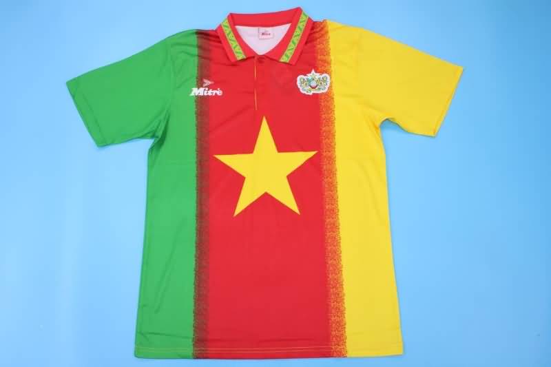 Thailand Quality(AAA) 1994 Cameroon Home Retro Soccer Jersey