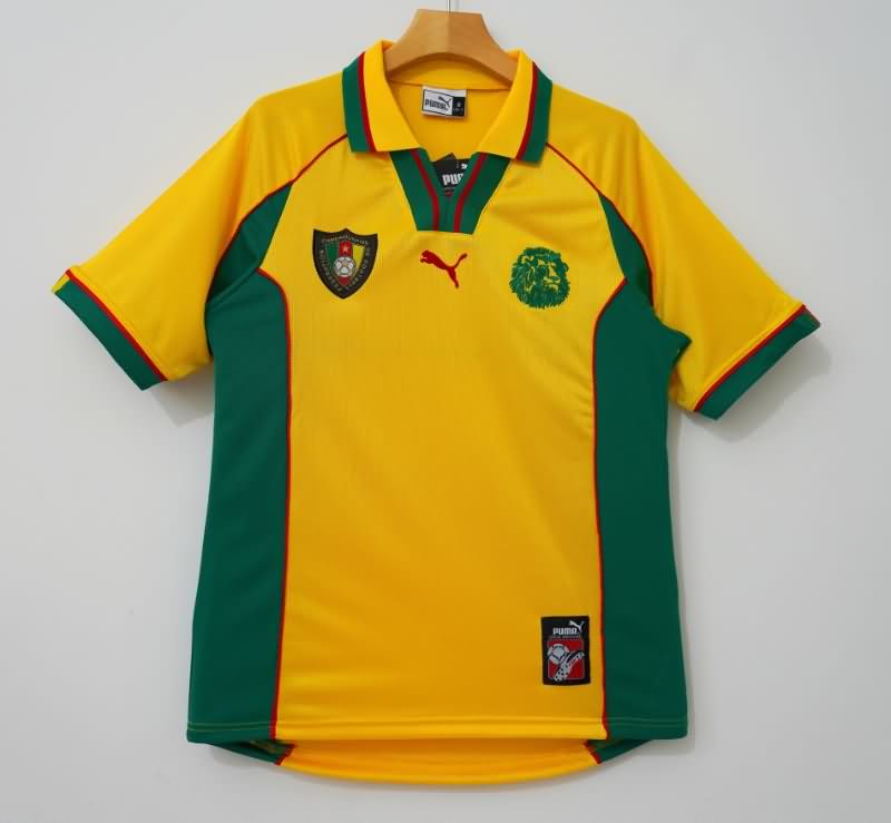 Thailand Quality(AAA) 1998 Cameroon Away Retro Soccer Jersey Thailand Quality(AAA) 1998 Cameroon Away Retro Soccer Jersey