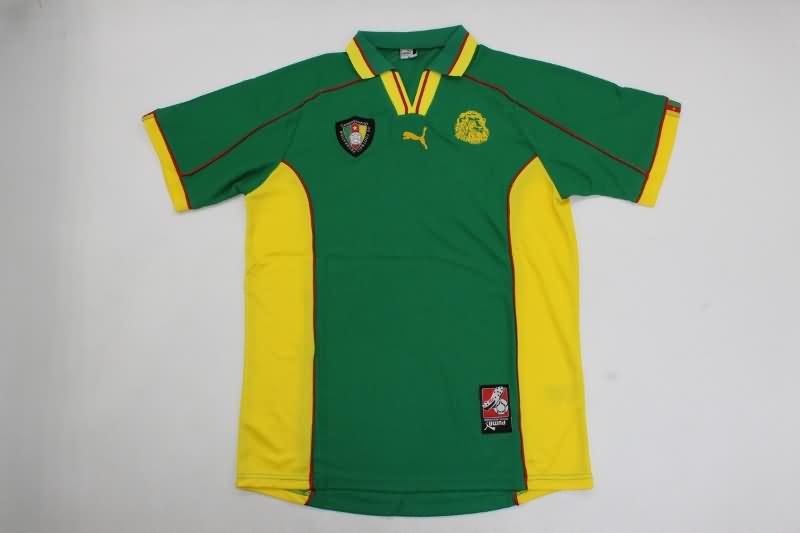 Thailand Quality(AAA) 1998 Cameroon Home Retro Soccer Jersey