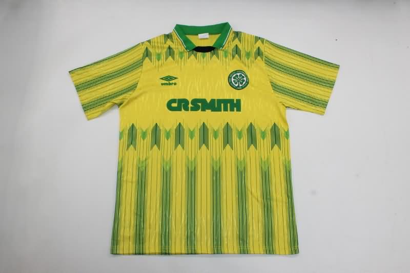 Thailand Quality(AAA) 1989/91 Celtic Away Retro Soccer Jersey