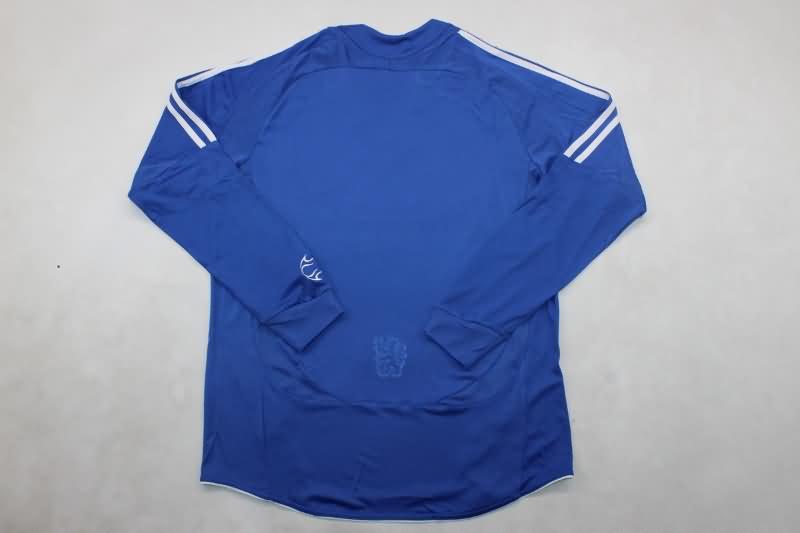 Thailand Quality(AAA) 2006/07 Chelsea Home Long Sleeve Retro Soccer Jersey