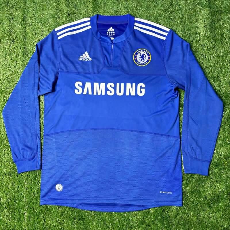 Thailand Quality(AAA) 2009/10 Chelsea Home Long Sleeve Retro Soccer Jersey