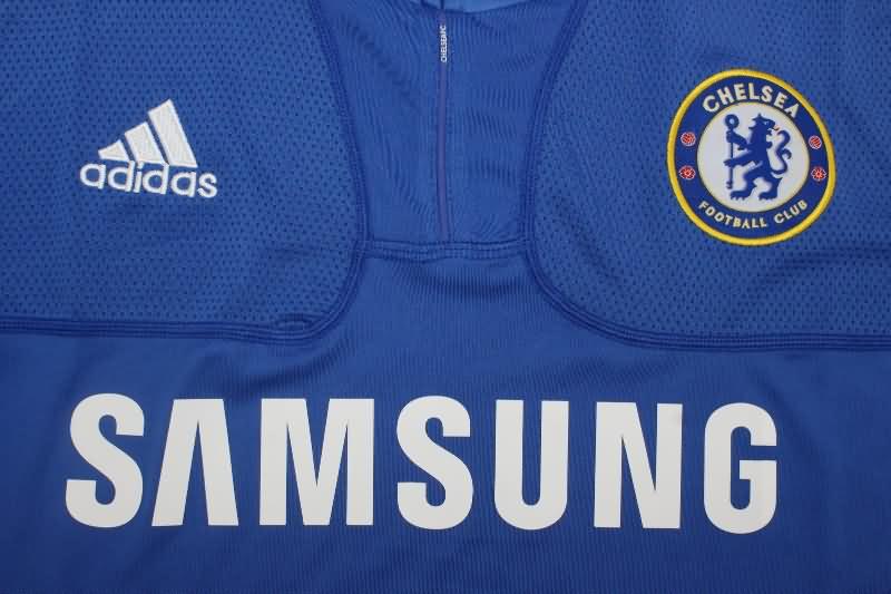 Thailand Quality(AAA) 2009/10 Chelsea Home Long Sleeve Retro Soccer Jersey