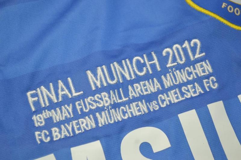 Thailand Quality(AAA) 2011/12 Chelsea Home UCL Final Retro Jersey(L/S)