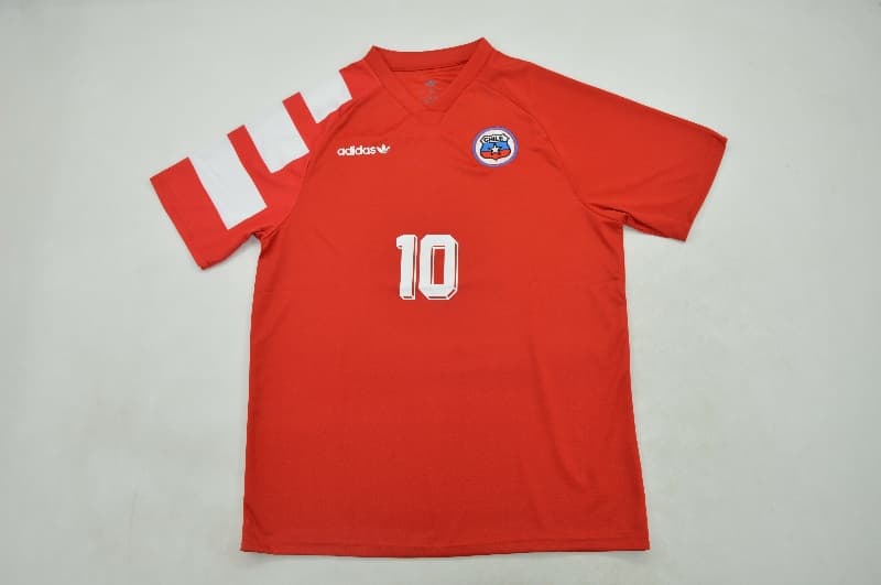 Thailand Quality(AAA) 1994 Chile Home Retro Soccer Jersey Thailand Quality(AAA) 1994 Chile Home Retro Soccer Jersey
