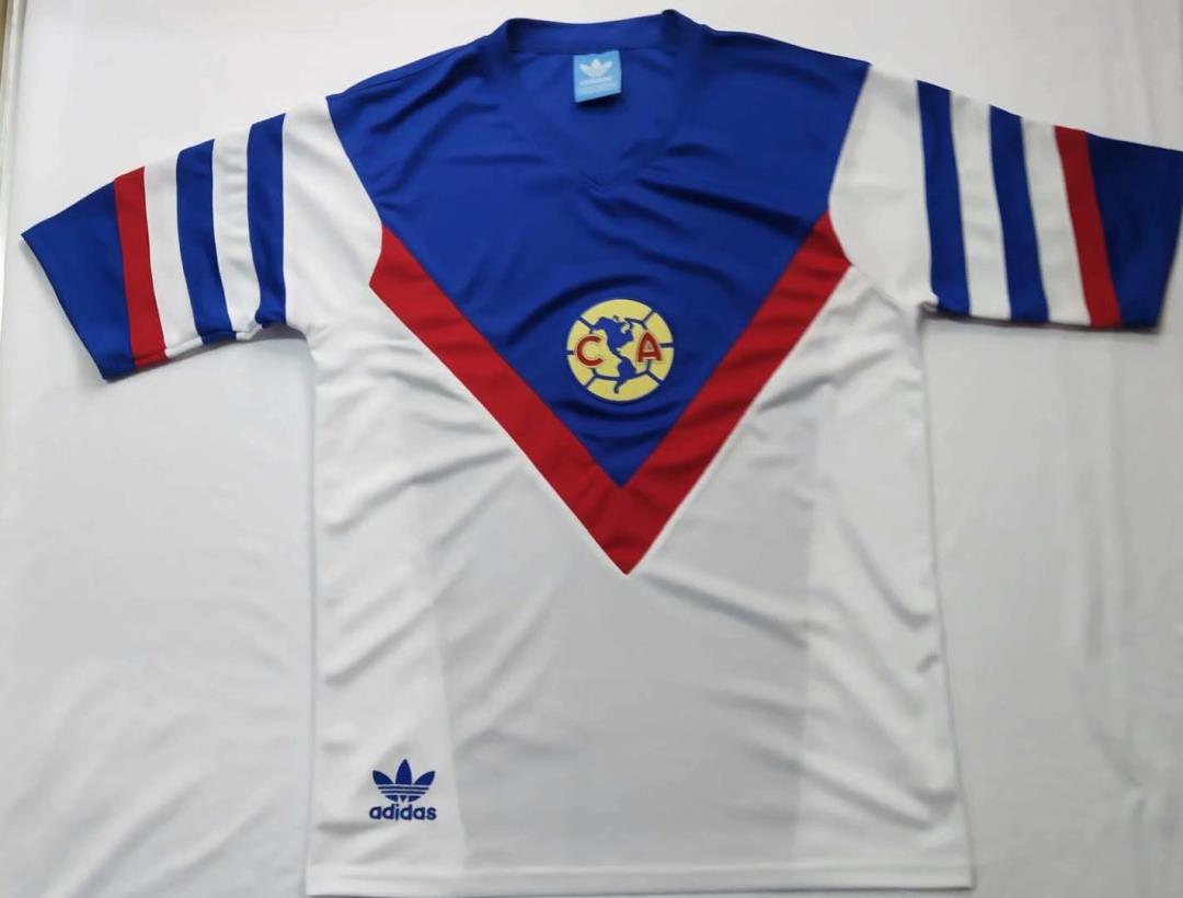 Thailand Quality(AAA) 1981/82 Club America Away Retro Soccer Jersey