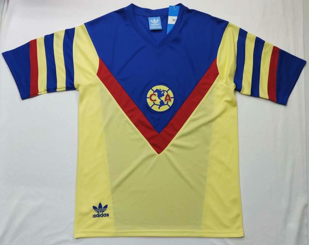 Thailand Quality(AAA) 1981/82 Club America Home Retro Soccer Jersey