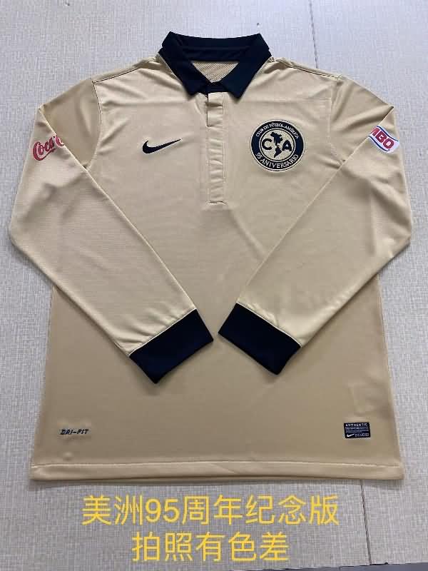 Thailand Quality(AAA) 95th Club America Anniversary Long Sleeve Retro Soccer Jersey