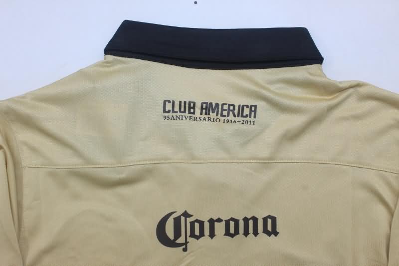 Thailand Quality(AAA) 95th Club America Anniversary Long Sleeve Retro Soccer Jersey