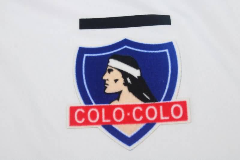 Thailand Quality(AAA) 1992 Colo Colo Home Long Sleeve Retro Soccer Jersey