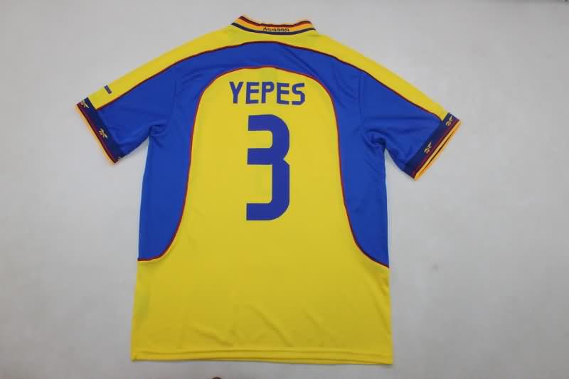 Thailand Quality(AAA) 2001/02 Colombia Home Retro Soccer Jersey