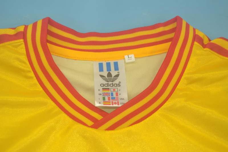 Thailand Quality(AAA) 1990 Colombia Home Retro Soccer Jersey