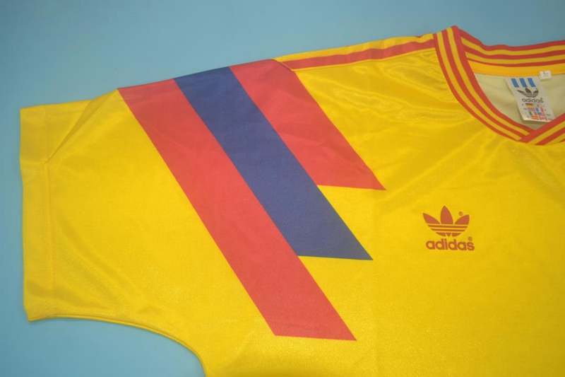 Thailand Quality(AAA) 1990 Colombia Home Retro Soccer Jersey