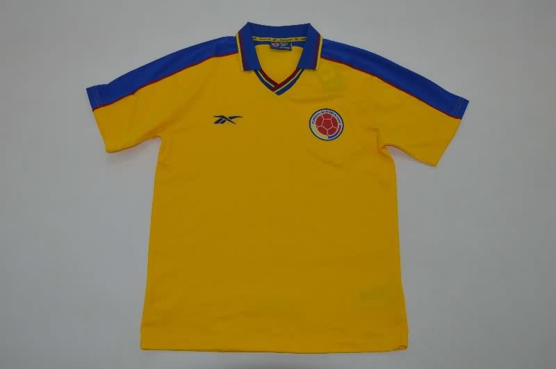 Thailand Quality(AAA) 1998 Colombia Home Retro Soccer Jersey Thailand Quality(AAA) 1998 Colombia Home Retro Soccer Jersey